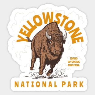 Yellowstone National Park Sticker